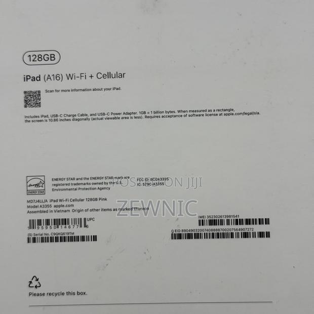 New Apple iPad (2025) 128 GB Pink · Photo 2