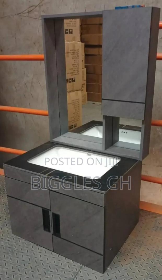 Cabinet Basin With Mirror- 60cm · Photo 1