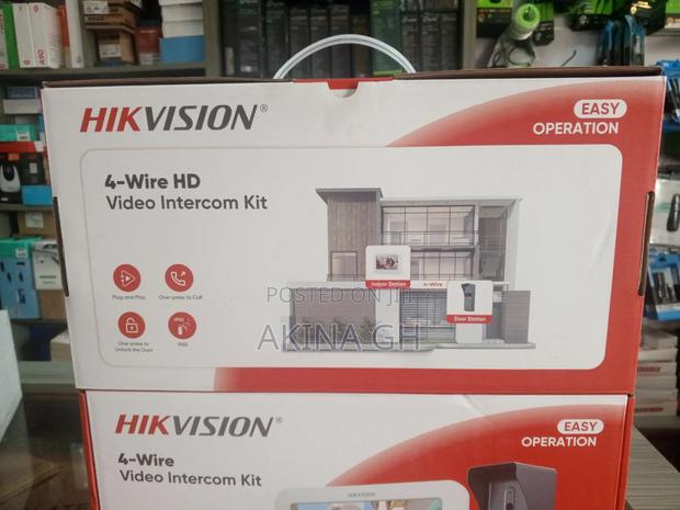 Hikivsion 7-Inch 4 Wire Analog Video Door Intercom Phone Ds-Kis203t · Photo 2