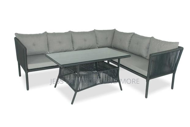 Outdoor Rattan 6-Seater Sofa Set · Photo 1