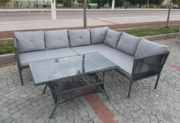 Outdoor Rattan 6-Seater Sofa Set · Photo 3