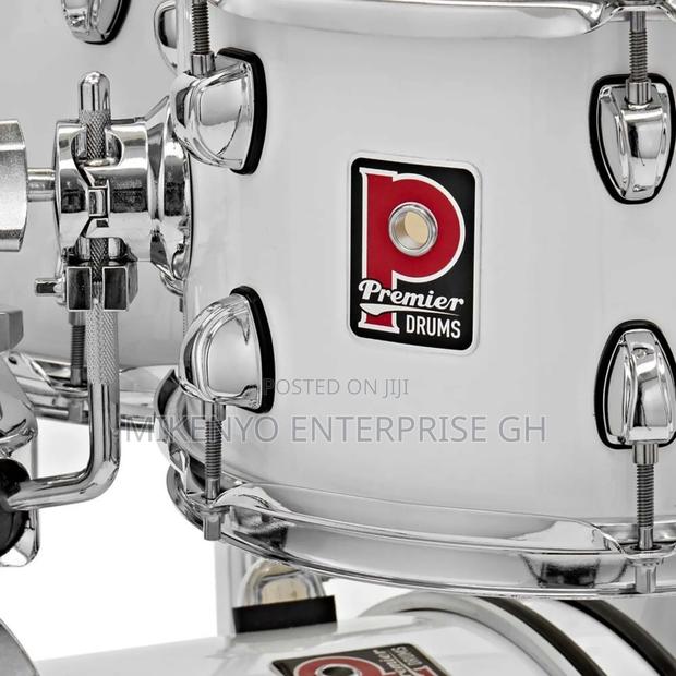 Quality Premier Revolution 20" 5-Piece Complete Drum Kit White · Photo 3
