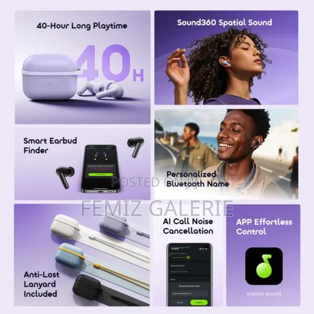 Oraimo Spacebuds Lite Sound360 Anti-Lost True Wireless Earbuds · Photo 2