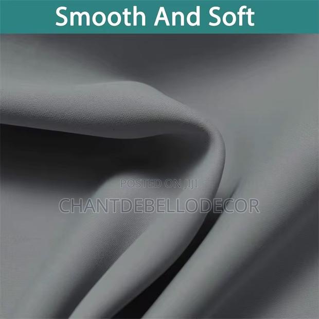 Light Grey Sunblock Curtains 300ghc 2 In 1 Without Voile · Photo 2