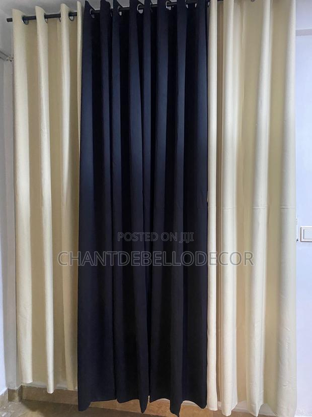 High Quality Solid Color Blackout Curtains 300ghc A Pair Each Color · Photo 1