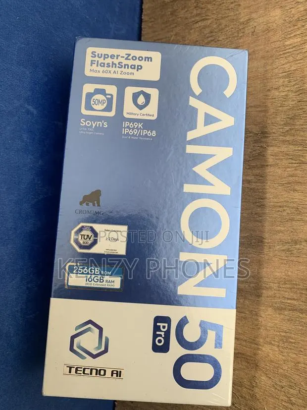 New Tecno Camon 50 Pro 256 GB Gray · Photo 1