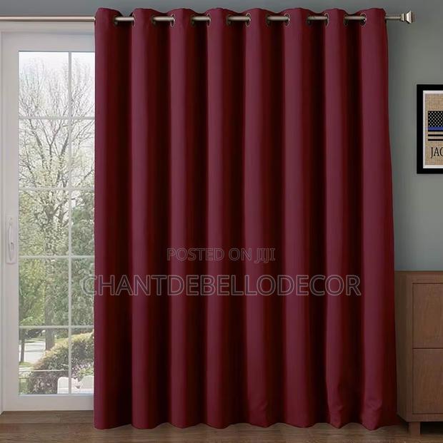 Solid Color Grommets Blackout Curtains 300ghc A Pair For Each Color · Photo 4