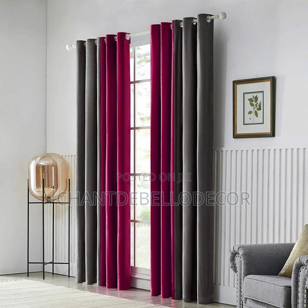Solid Color Grommets Blackout Curtains 300ghc A Pair For Each Color · Photo 1