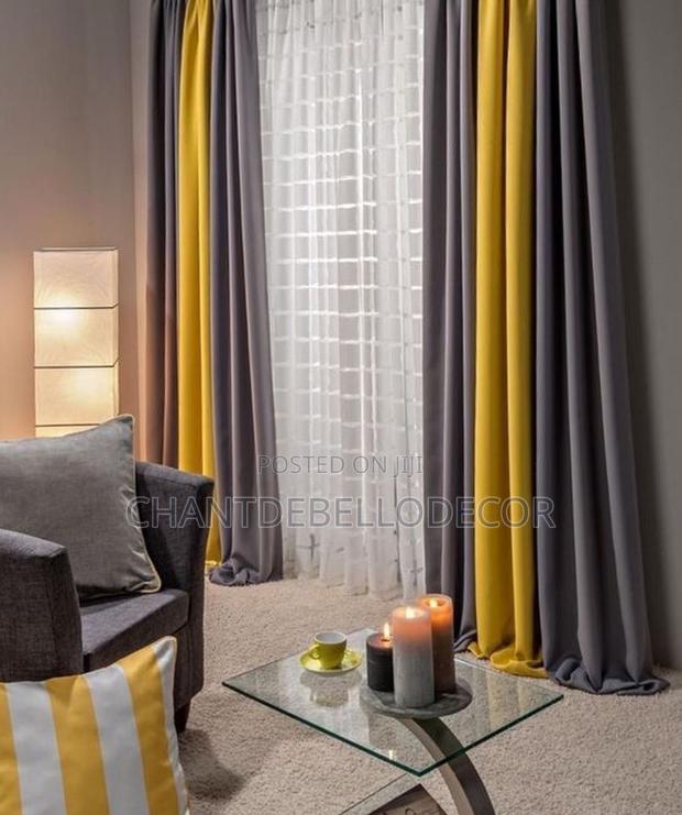 Luxury Blackout Curtains 300ghc A Pair For Each Color ( Without Voile) · Photo 2