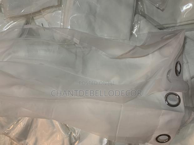Plain White Transparent Voile Curtains 200ghc A Pair · Photo 4