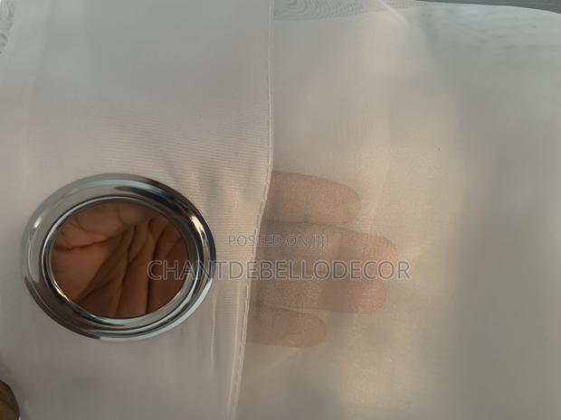 Plain White Transparent Voile Curtains 200ghc A Pair · Photo 3