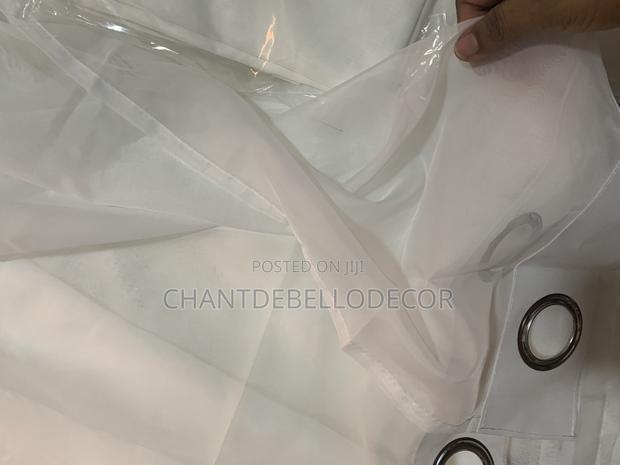 Plain White Transparent Voile Curtains 200ghc A Pair · Photo 5