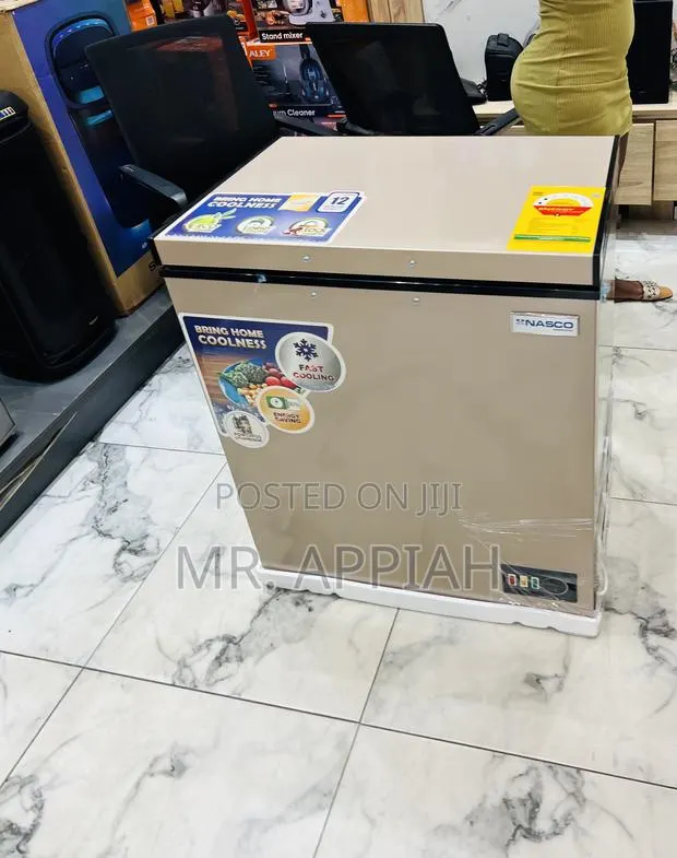 Manual Defrost Nasco 200fl Single Door Chest Freezer(Gold)150l · Photo 1