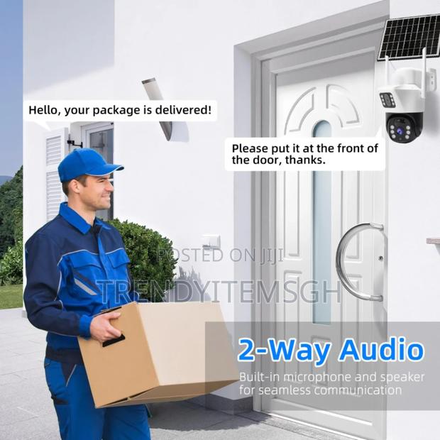 Wifi 4mp PTZ Solar Camera Pir Human Detection · Photo 4