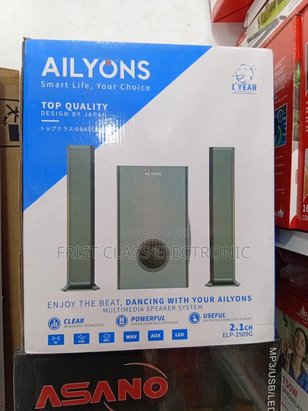 Remote Control Speaker System Ailyons Multimedia Speaker · Photo 1