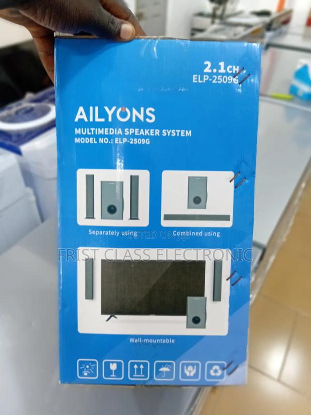 Ailyons FLP-25096 Speaker System Listening With Quality · Photo 2