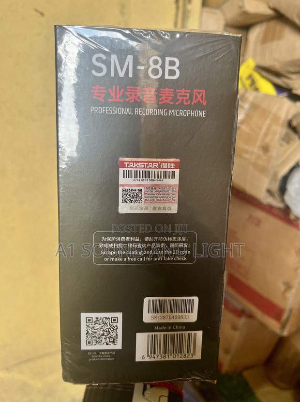 Takstar Sm-8b Condenser Microphone For Recording · Photo 4