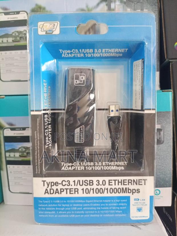 Type-C 3.1/Usb 3.0 Ethernet Adapter 10/100/100mbps · Photo 2