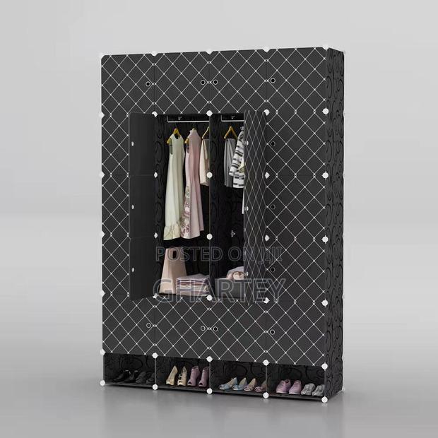 Modern Modular Wardrobe Closet With Shoe Organizer –Stylish Spacious · Photo 1