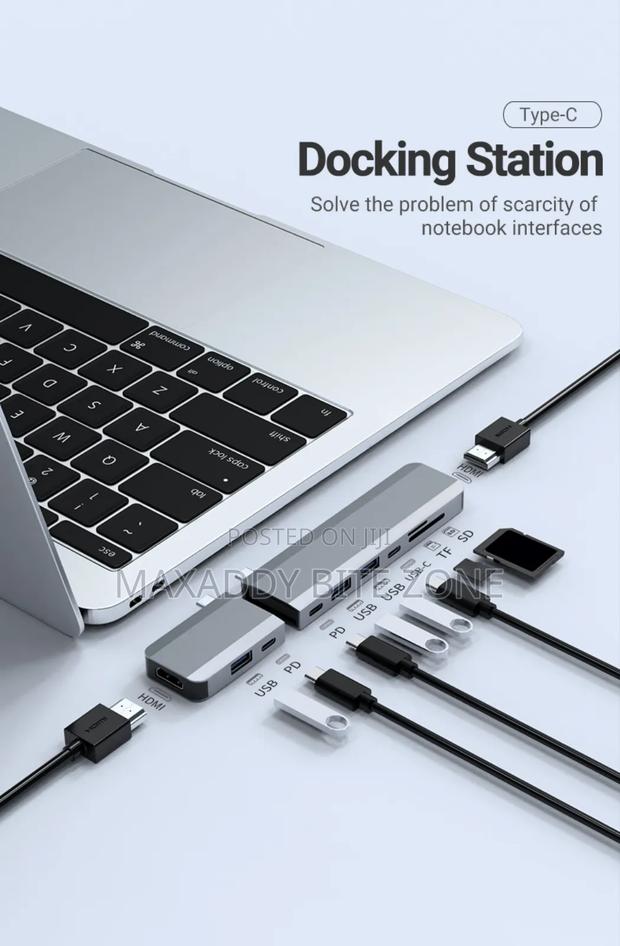 Usb-c Docking Station 10 In 1 Magnetic Hub With Dual
Monitor · Photo 1