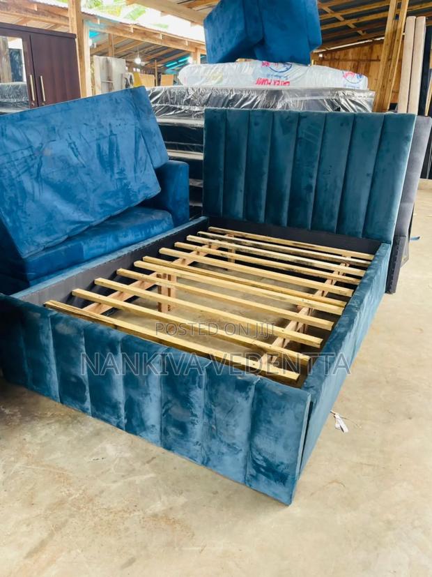 Fabric Design Double Fabric Bedframe · Photo 1