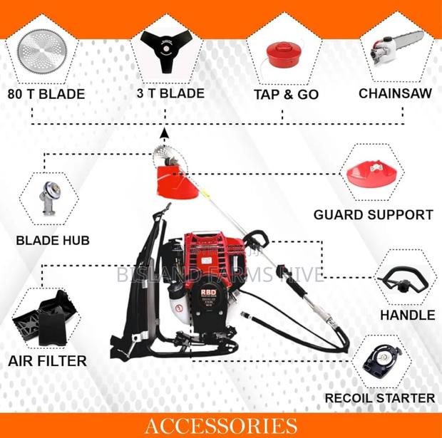 PTS Gx35 Brush Cutter – Backpack Lawn Mower ( 4 Stroke Engine ) · Photo 2