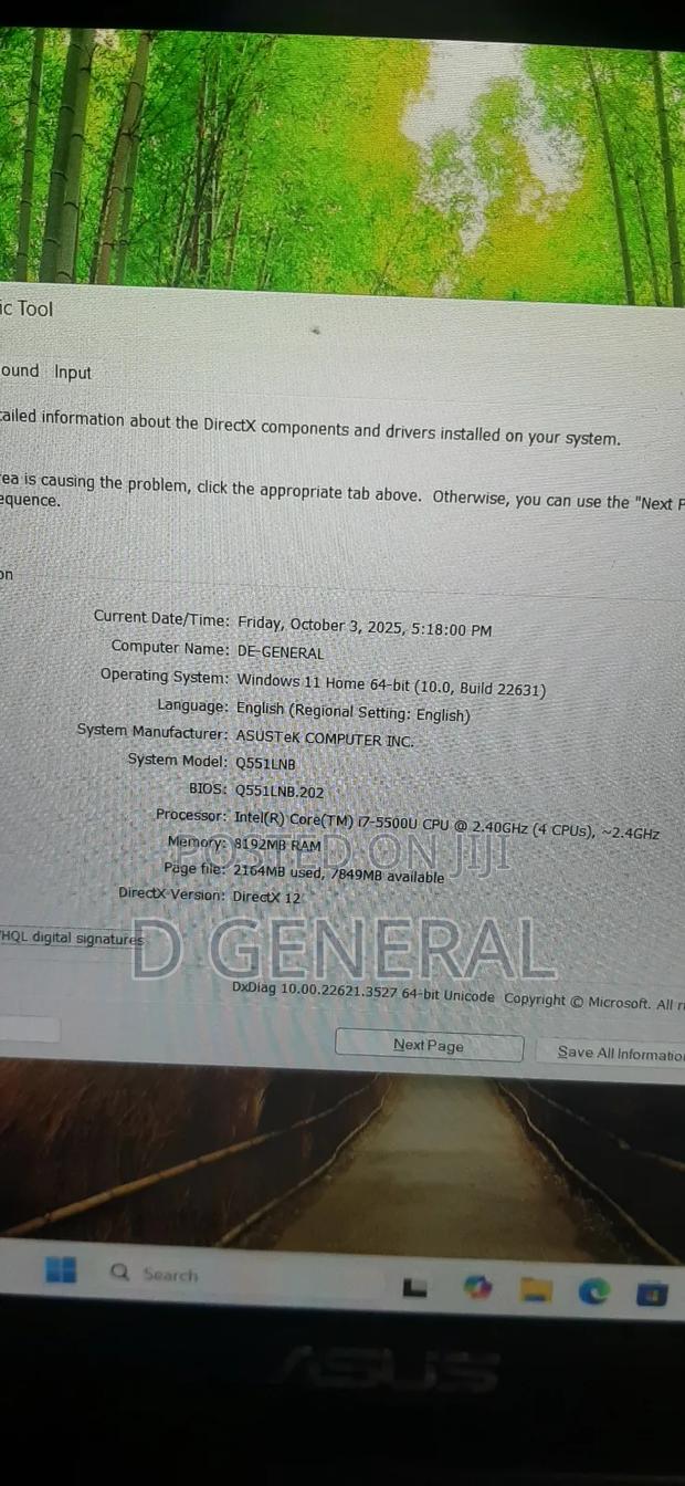 Laptop Asus Q551 8GB Intel Core I7 HDD+SSD 1T · Photo 5