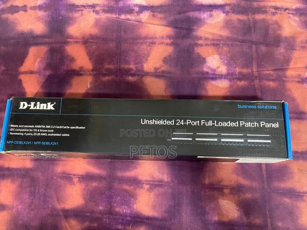 24 Port Cat6 Patch Panel · Photo 1