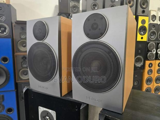 Powerful Denon Bookshelf Solid Speakers Heavy Pair Of Bookshelf! · Photo 3