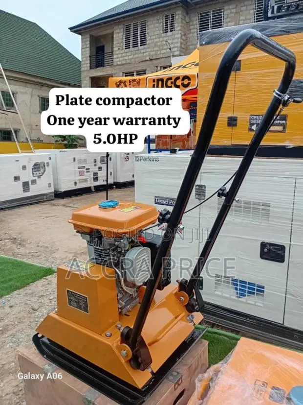 Powerful Ecoolmax Plate Compactor 5hp Gasoline Engine · Photo 1