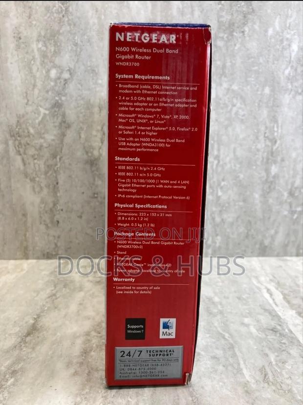 Netgear N600 Dual Band Gigabit Wifi Router (Wndr3700-100nas) · Photo 3