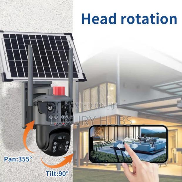 4lens 3 Screens 12mp Hd Outdoor Surveillance Wireless CCTV Camera · Photo 2