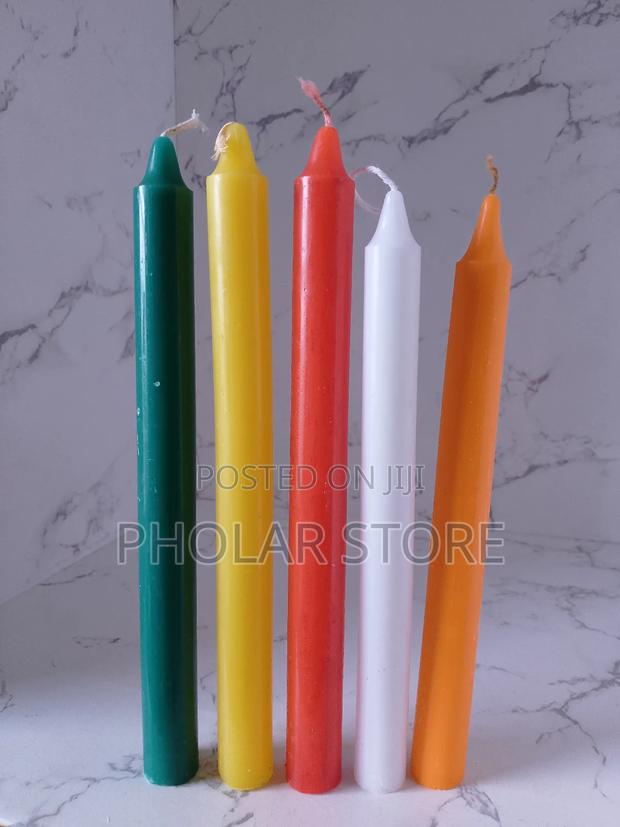 Candle ( Full Pack 45ghc) Colour Mixture (2pcs 15ghc) Green, Red, · Photo 3