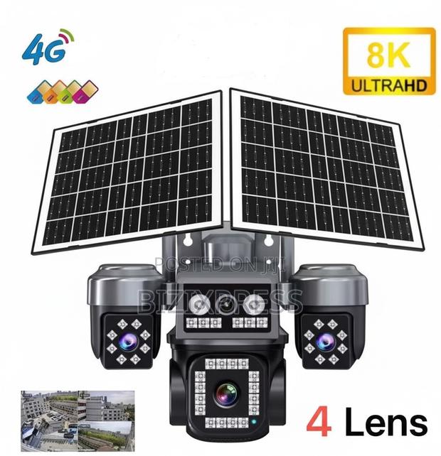 4 Lens 4 Videos 4g Solar Camera · Photo 1