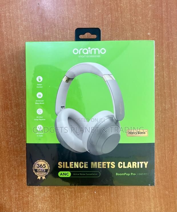 Oraimo Boompop Pro Anc Over-Ear Deep Bass Headphones - Ohp-917 · Photo 2