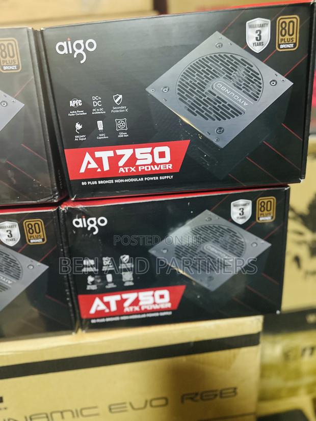 Aigo 750 Watts Power Supply Unit, 80+ Bronze · Photo 2