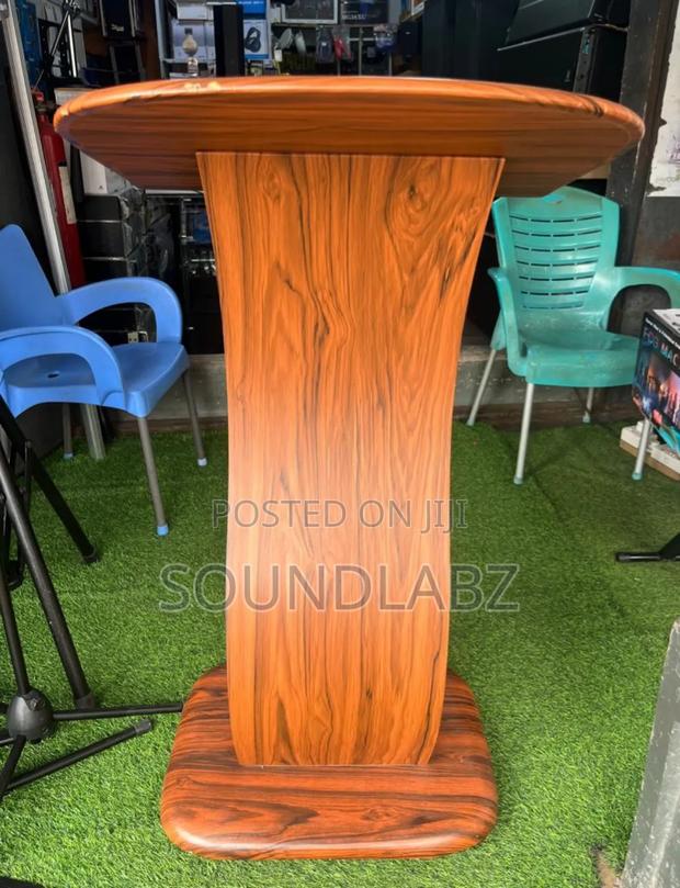 Brown Wooden Pulpit Or Lectern/Podium · Photo 1
