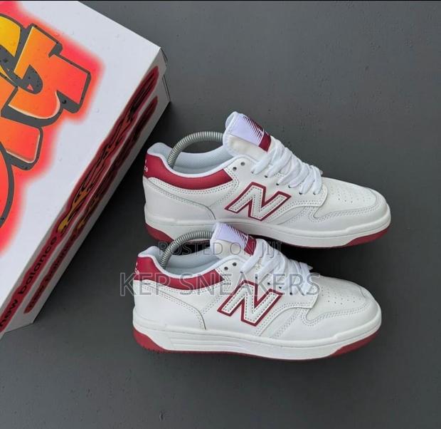 New Balance 480 'white Burgundy' · Photo 1