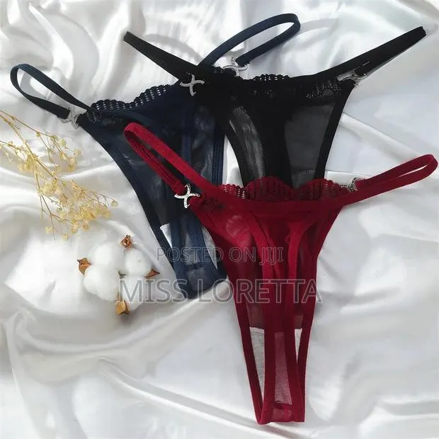 Meshy Thong Panties · Photo 1