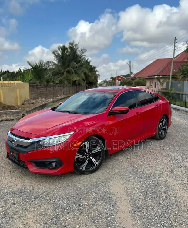 Honda Civic 2018 Red · Photo 1