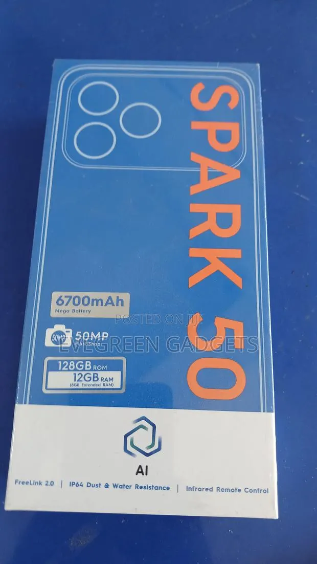New Tecno Spark 50 128 GB Orange · Photo 1