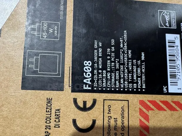 New Laptop Asus TUF Gaming A16 32GB AMD Ryzen 9 SSD 1T · Photo 1