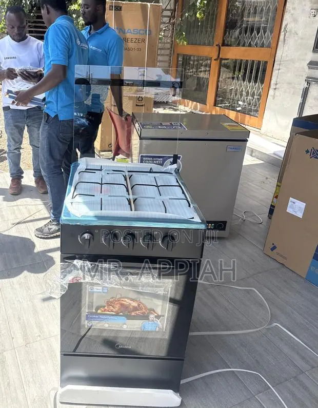 Extremely Durable Midea 4 Gas Burner With Grill(Black)50x50cm · Photo 1