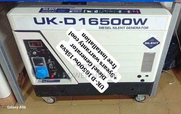 The Genie Uk-D 15kva Diesel Generator Uk-D 16500watts 15kva Silent · Photo 1