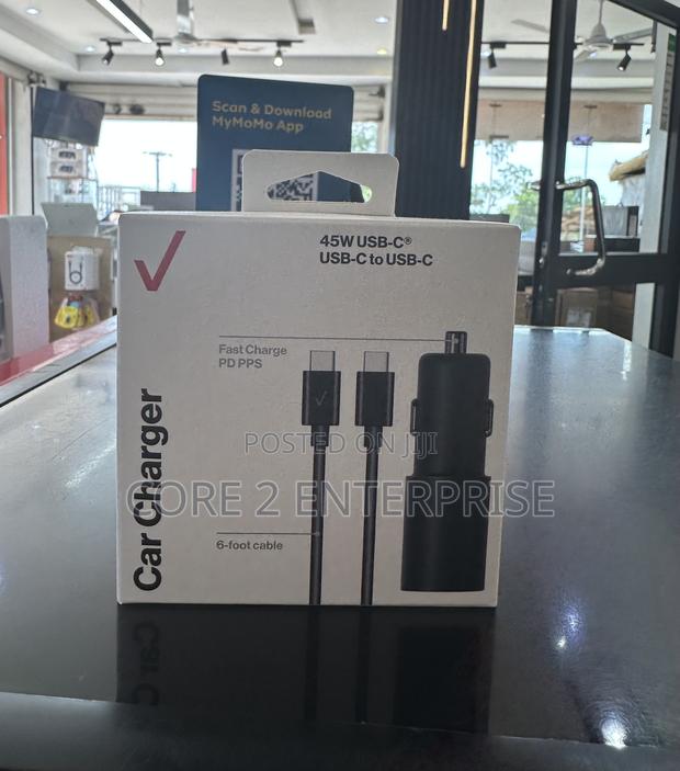 Verizon 45w Usb-C Car Charger With Usb-C Cable – Super Fast Charging · Photo 1