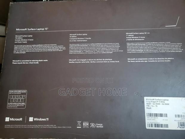 New Microsoft Surface Laptop 7 16GB Qualcomm Snapdragon X Elite SSD 1T · Photo 5