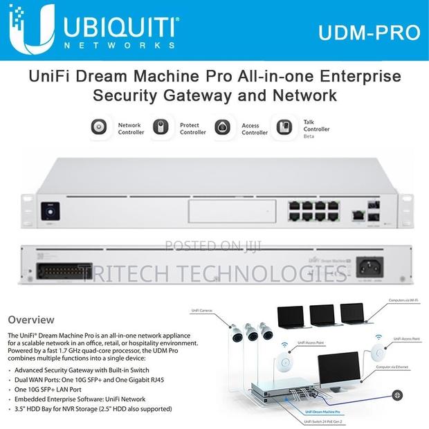 Ubiquiti Udm-Pro Unifi Dream Machine Pro All-in-One Enterprise Gateway · Photo 1