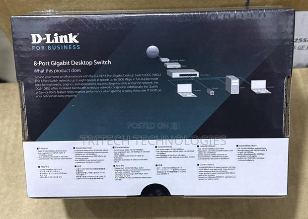 8-Port Gigabit Unmanaged Desktop Switch DGS-108gl · Photo 4