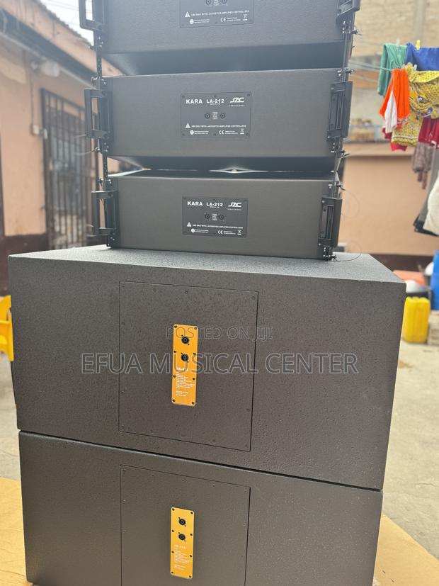 Full Set of RCF Bass Speakers and Jac Line Arrey 12-Inches and Rack · Photo 3
