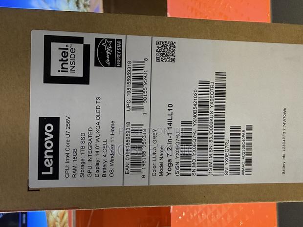 New Laptop Lenovo Yoga 7i 16GB Intel Core Ultra 7 SSD 1T · Photo 3